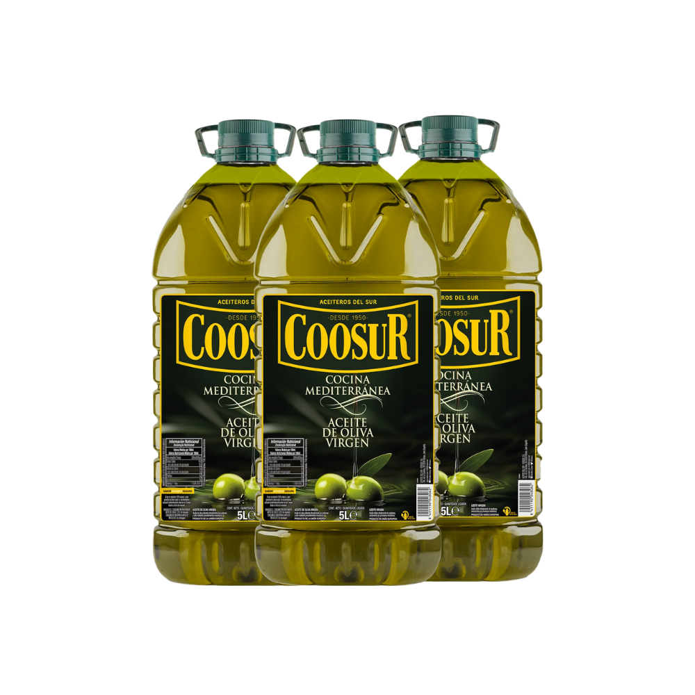 3X2 Aceite de oliva virgen Cocina Mediterránea 5L