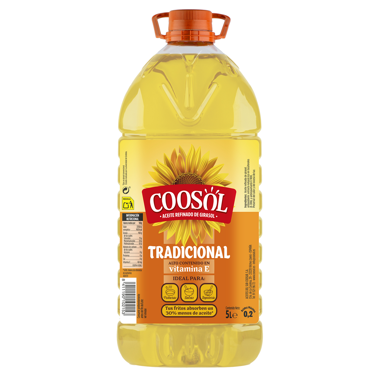 Aceite de Girasol tradicional 5L